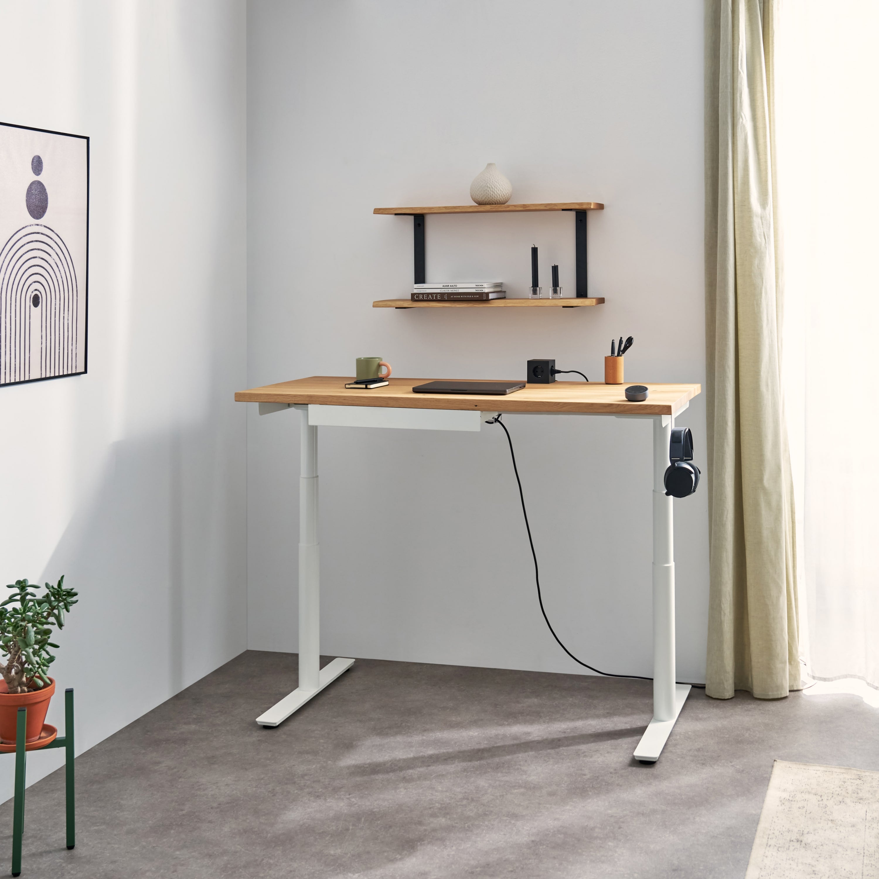 Height-adjustable table frame EXPERT ROUND