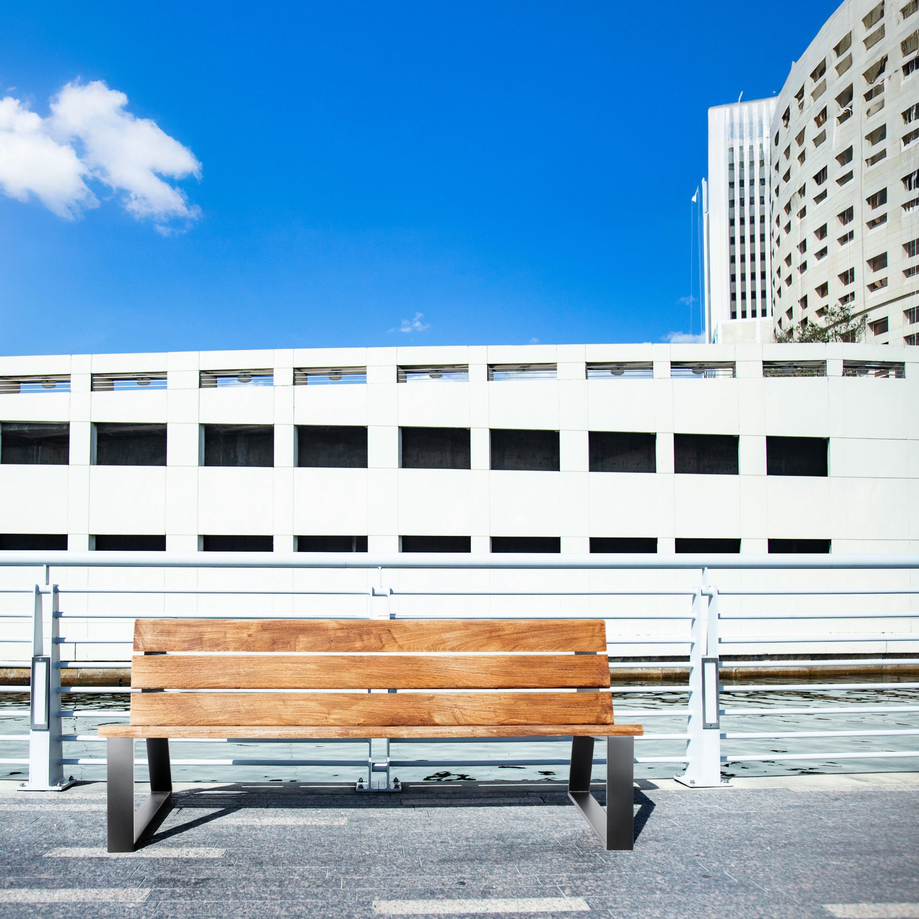 Set of 2 bench frames LAIDBACK