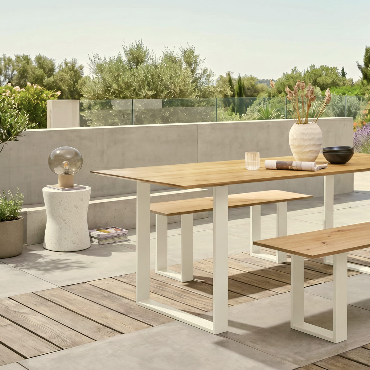 Juego de 2 correderas para muebles RECHTECK