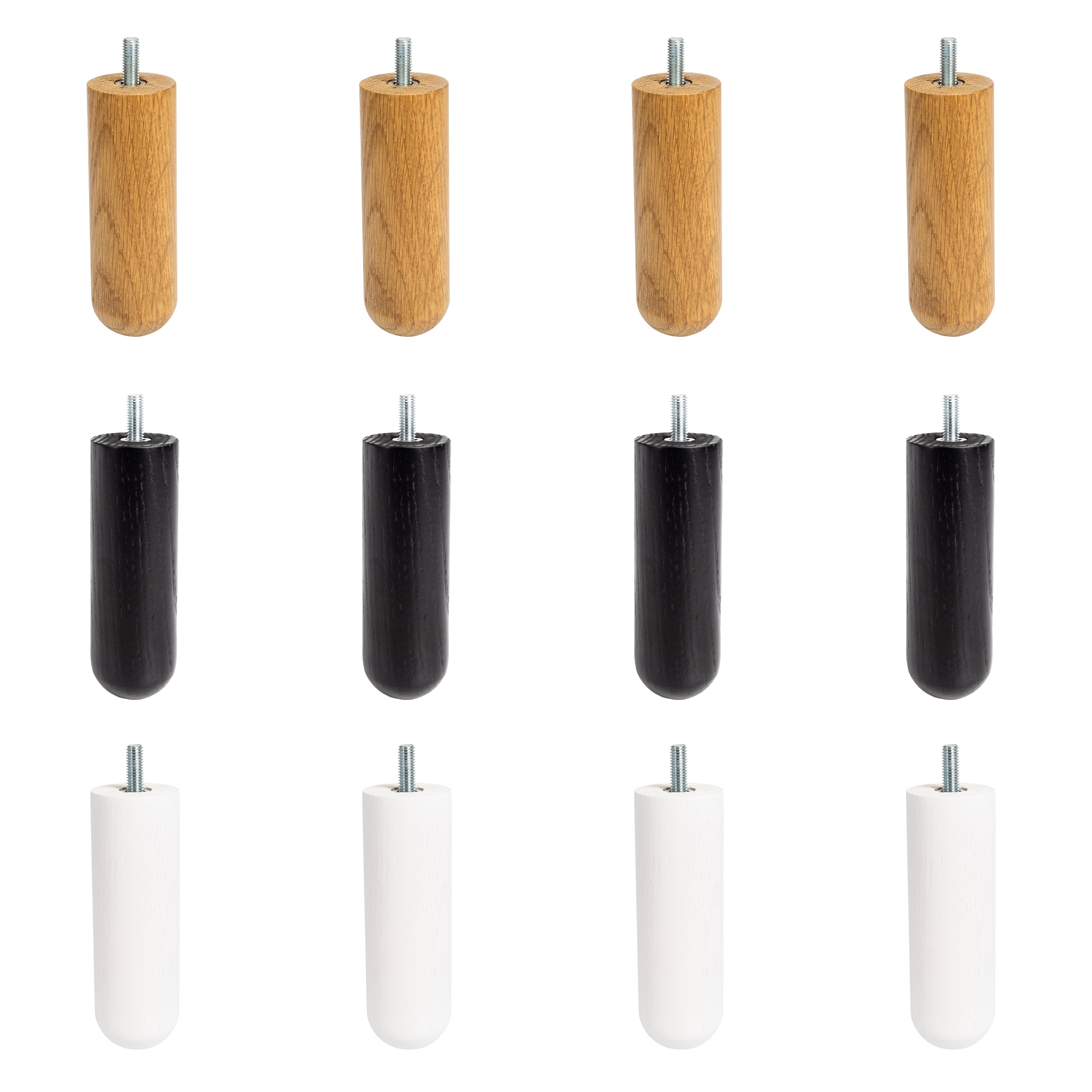 Juego de 4 pies de mueble FRITZ