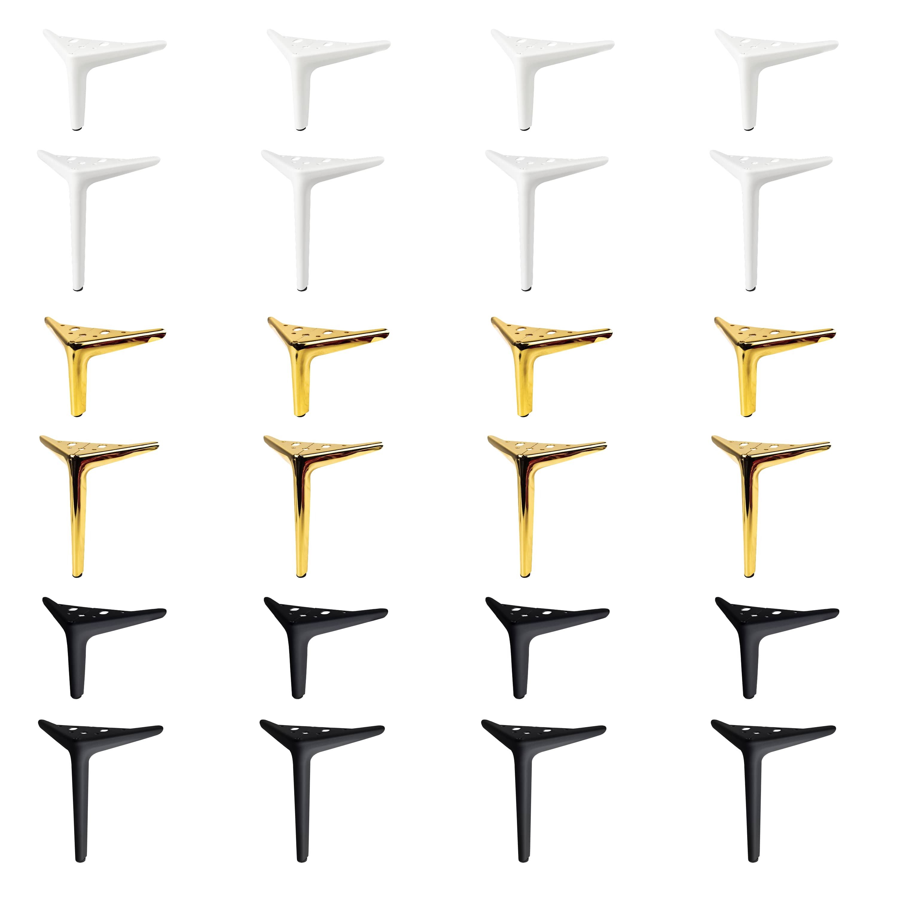 4er Set Möbelfüße TRIANGLE