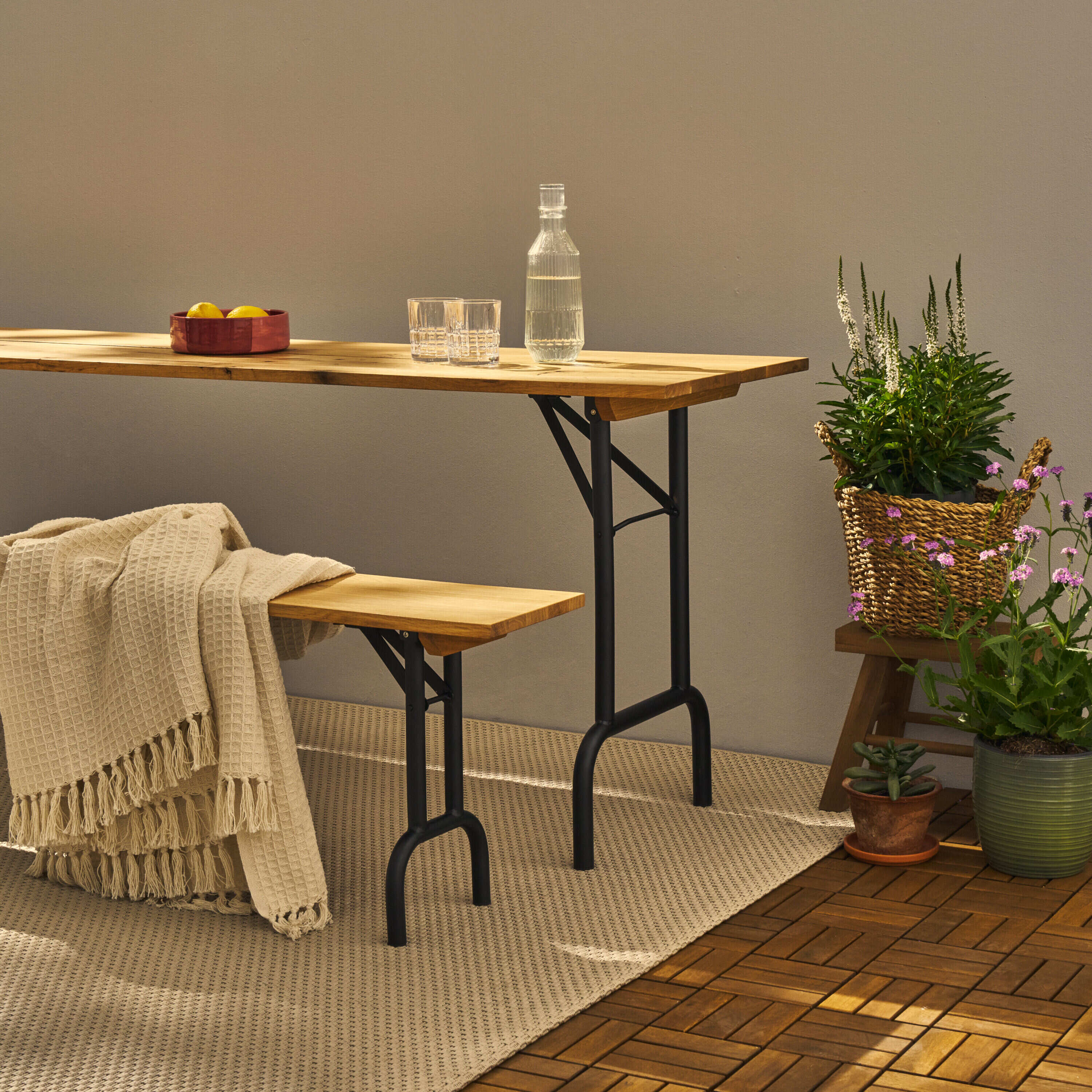 2er Set Möbelgestell BIERZELT BOGEN