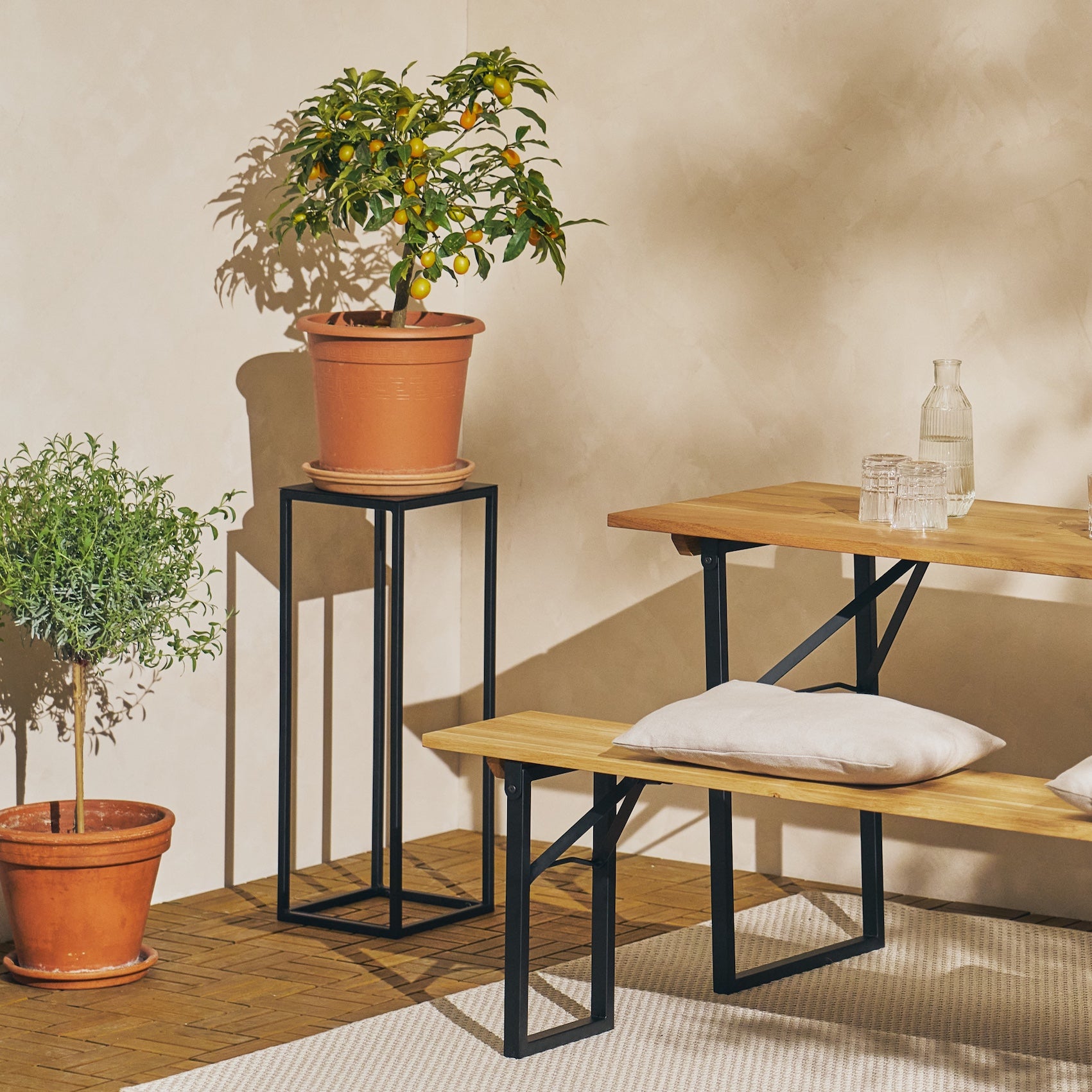 Soporte de la planta RECHTECK