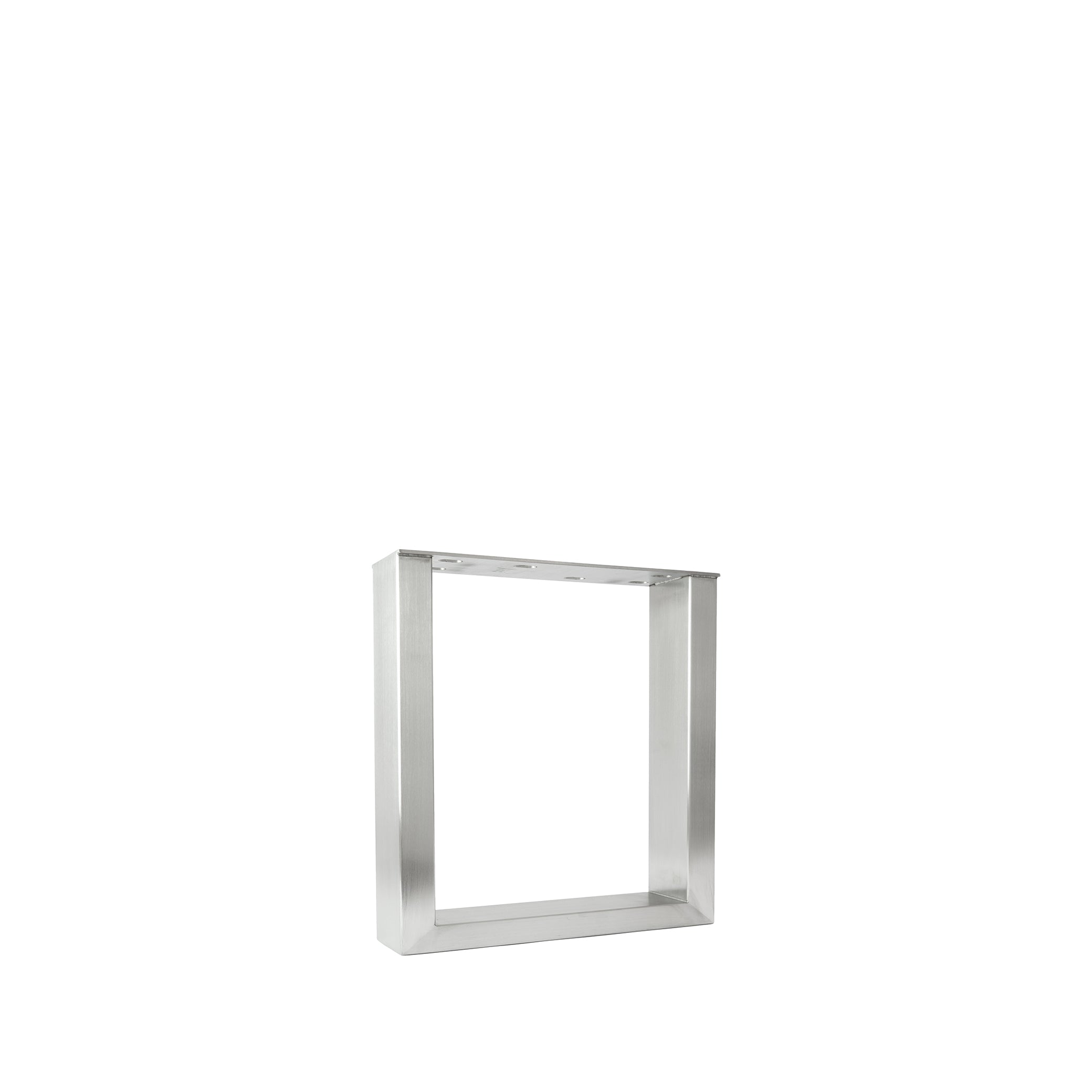 Juego de 2 correderas para muebles RECHTECK - acero inoxidable