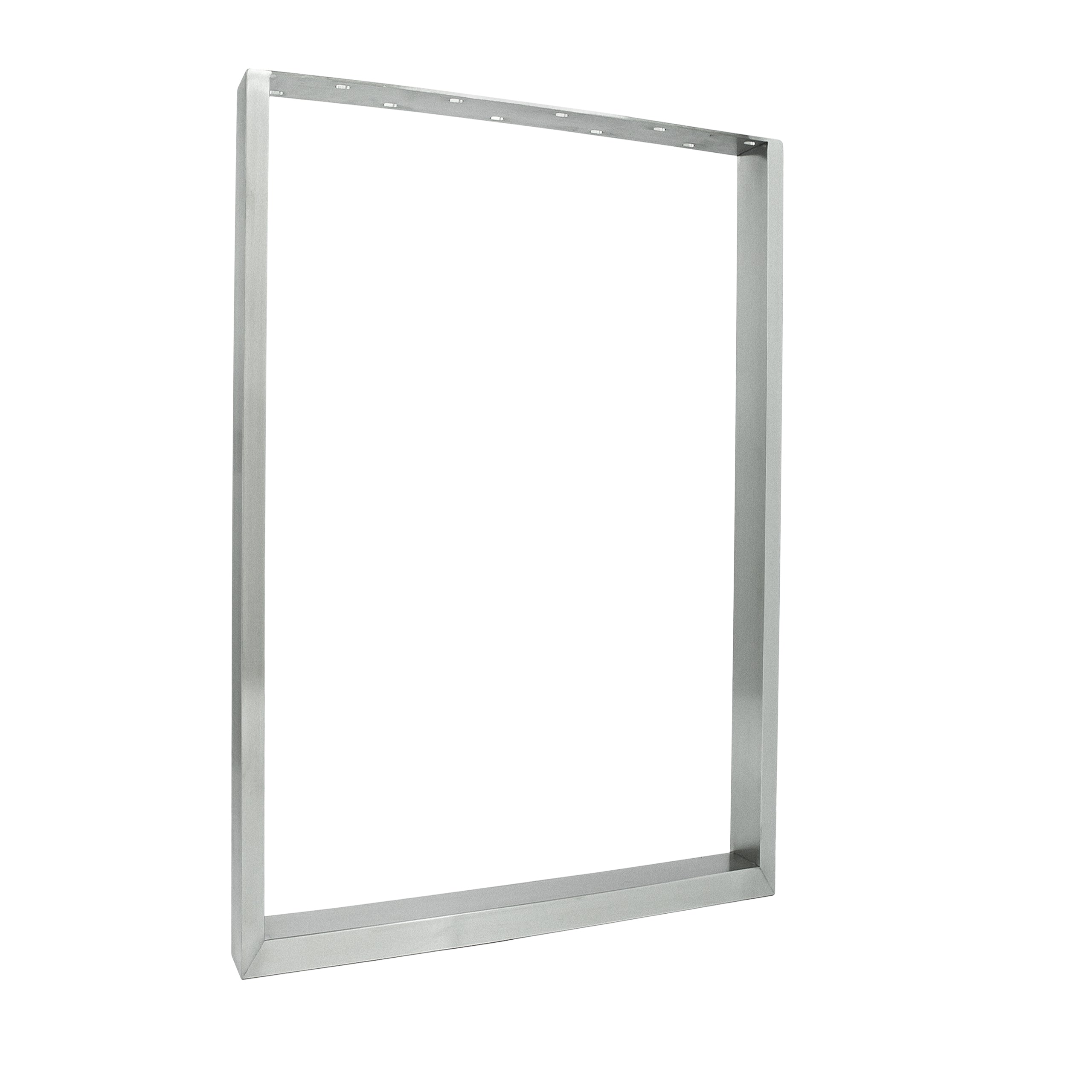 Juego de 2 correderas para muebles RECHTECK - acero inoxidable