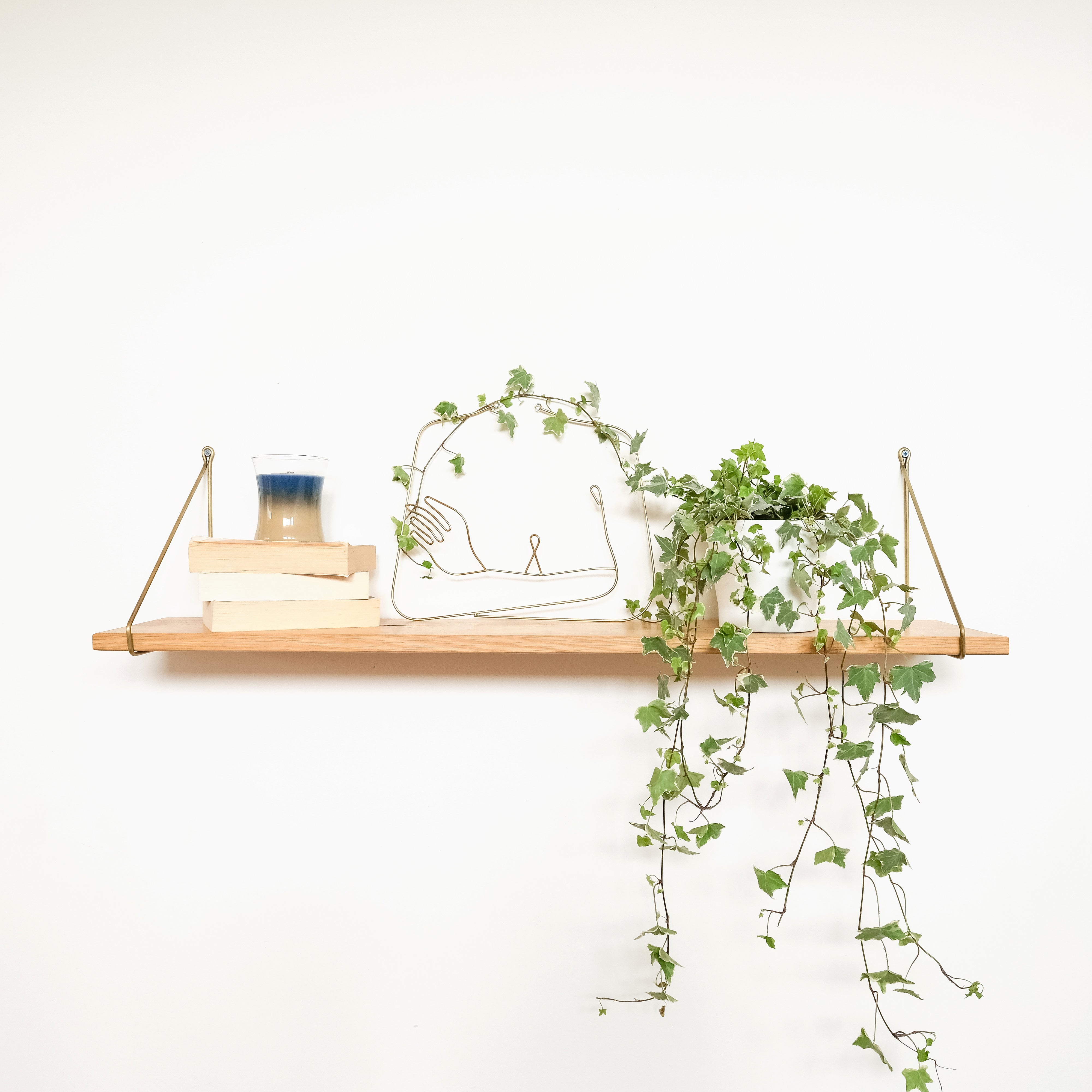 Set of 2 shelf brackets PANKOW