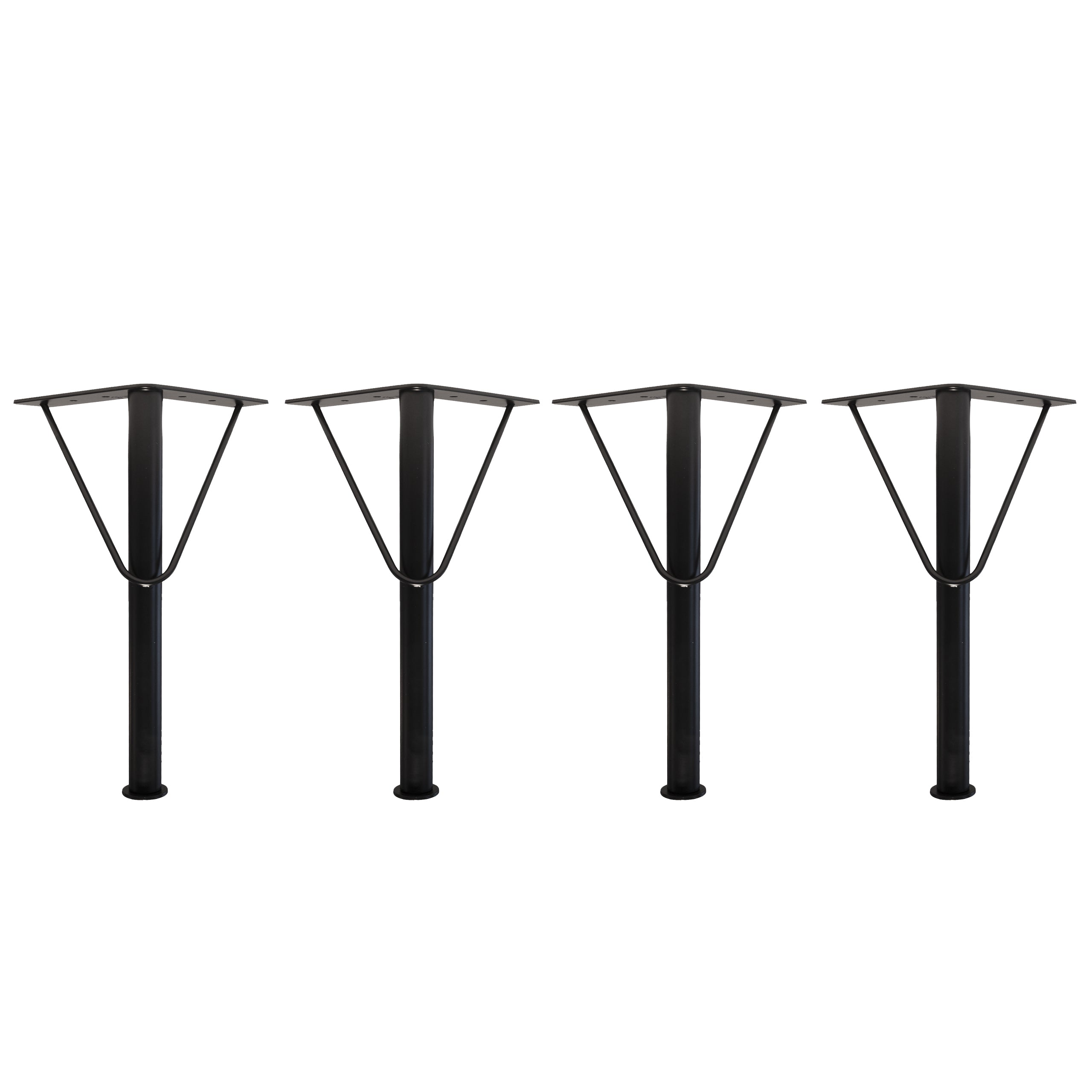 4er Set Möbelfüße V-PIPE