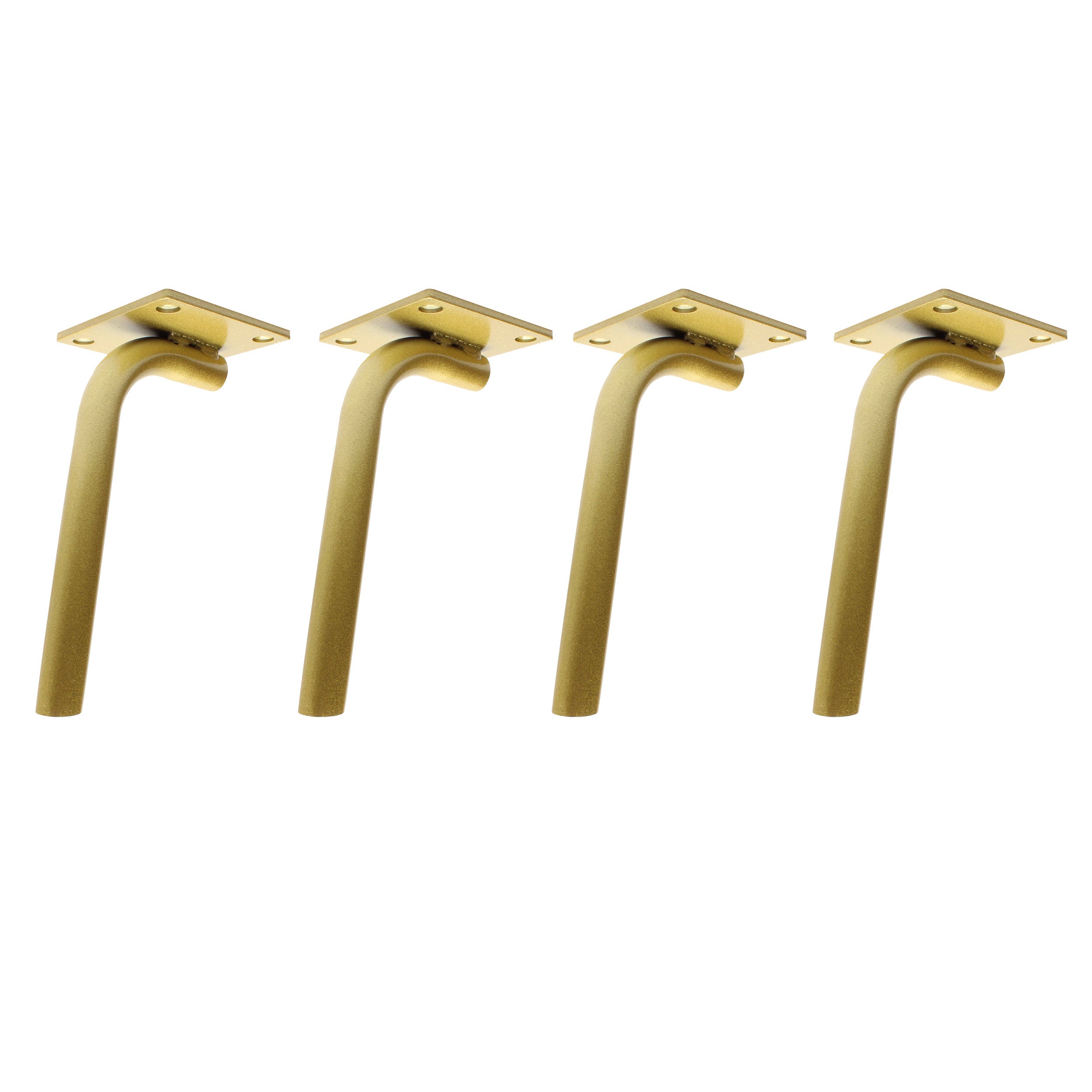 Set of 4 furniture feet CURVED