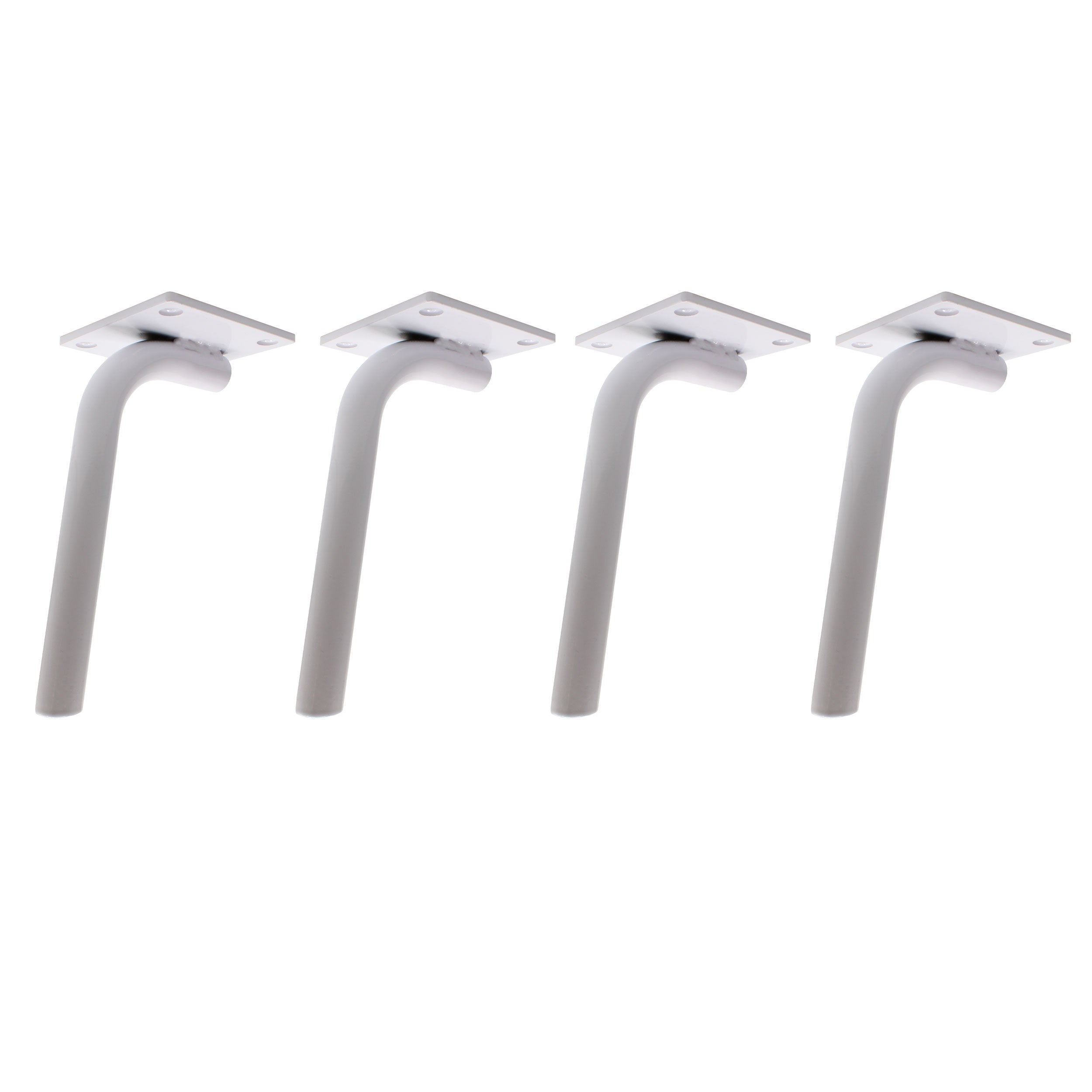 Set of 4 furniture feet CURVED