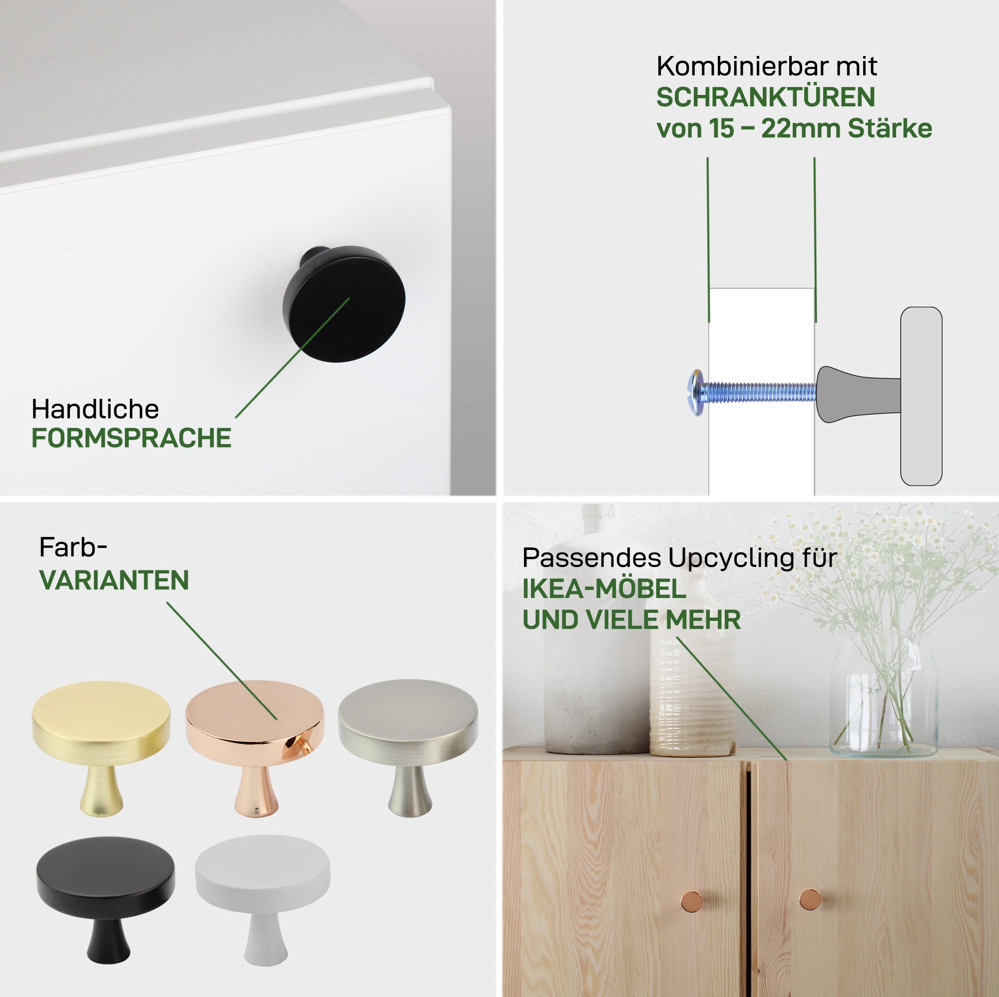 Tirador para muebles KREISEL
