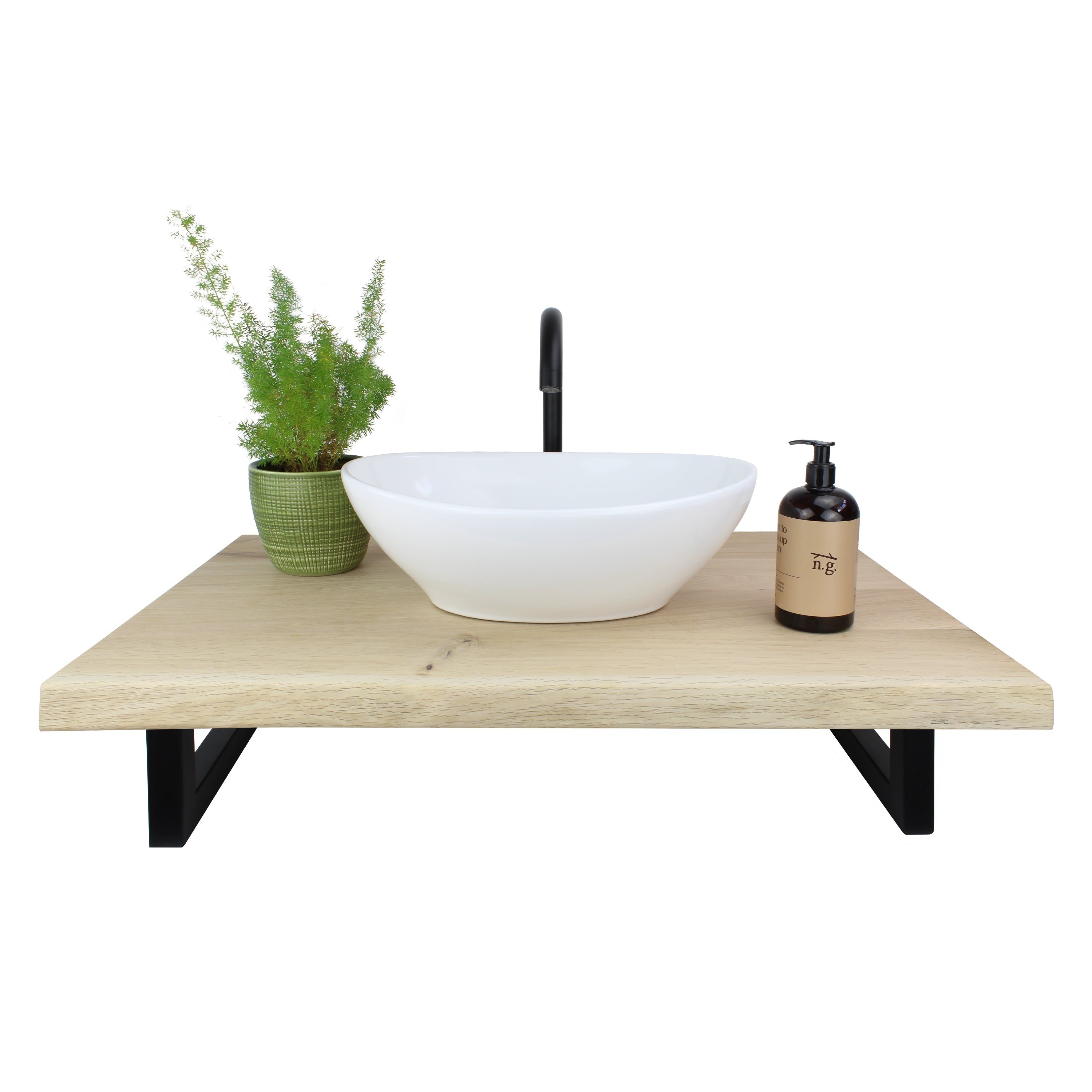 2er Set Wandkonsole RECHTECK