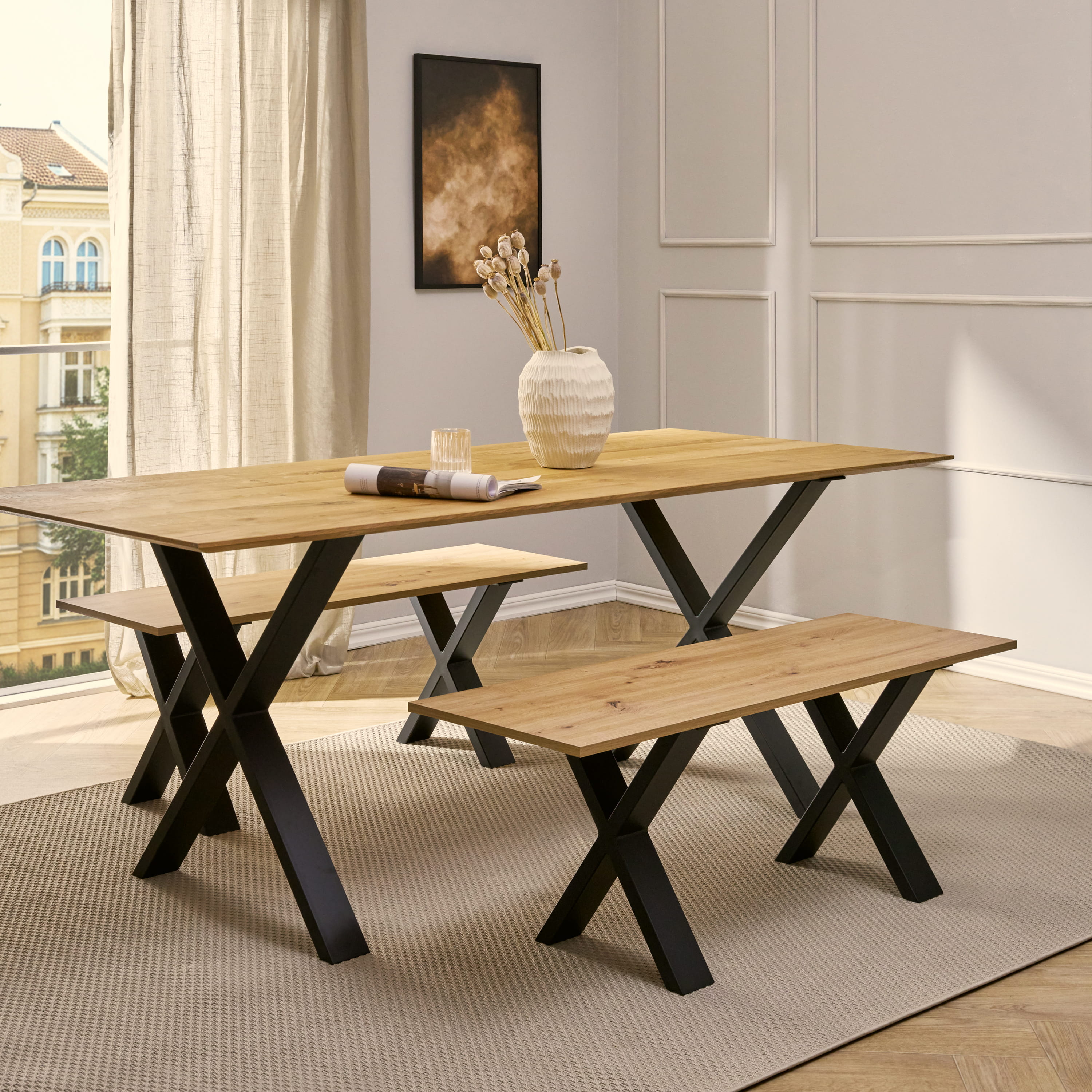 Juego de 2 correderas para muebles X-FORM