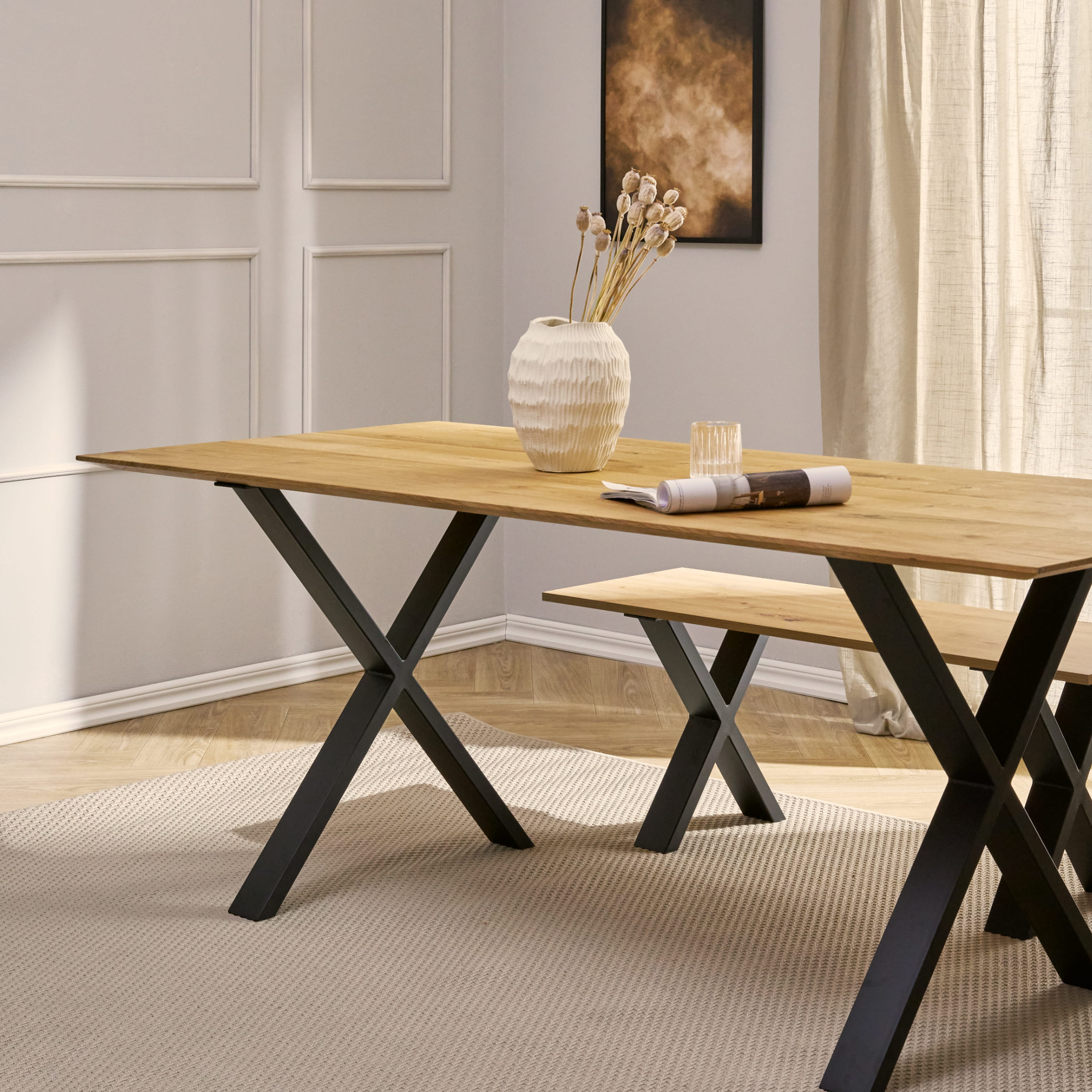 Juego de 2 correderas para muebles X-FORM