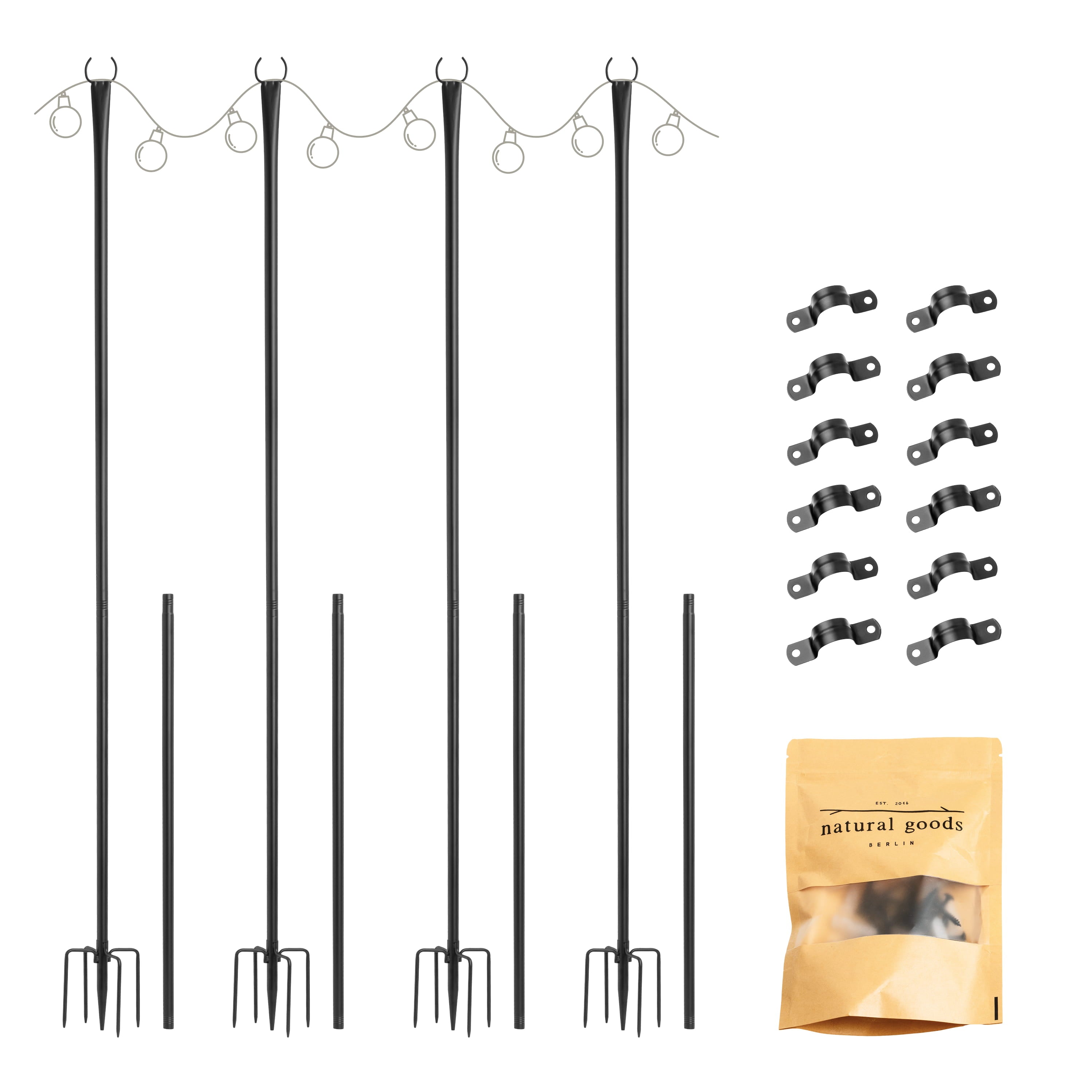 Set of 4 fairy light holders