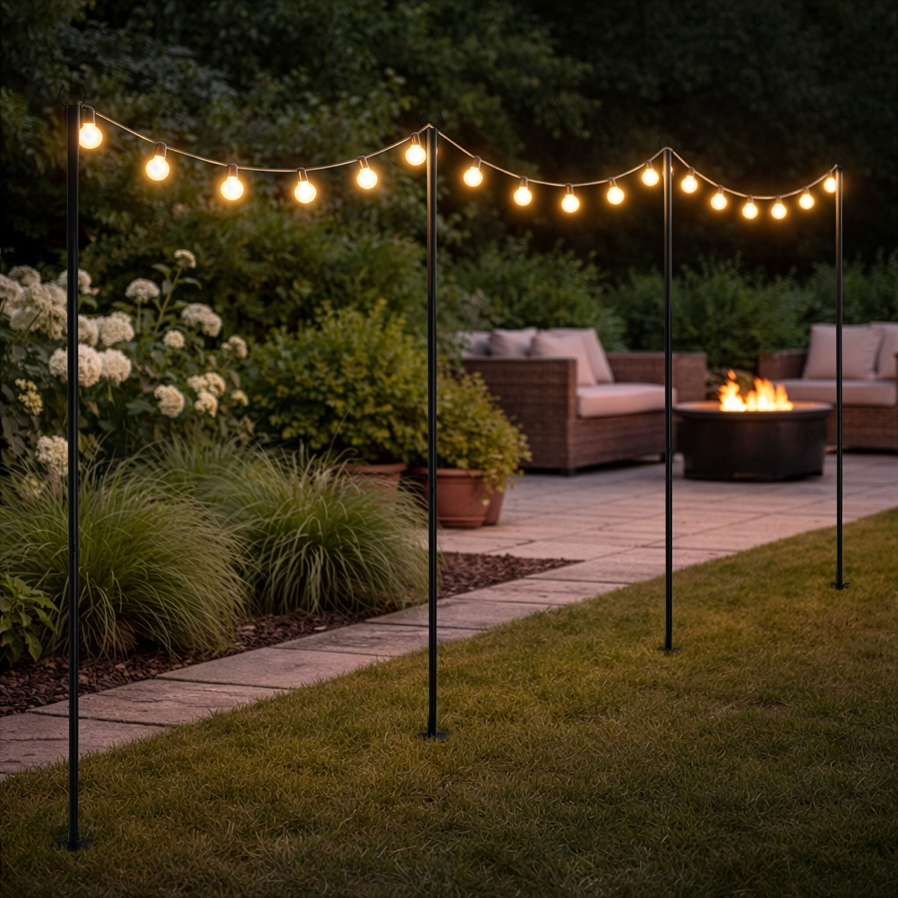 Set of 4 fairy light holders