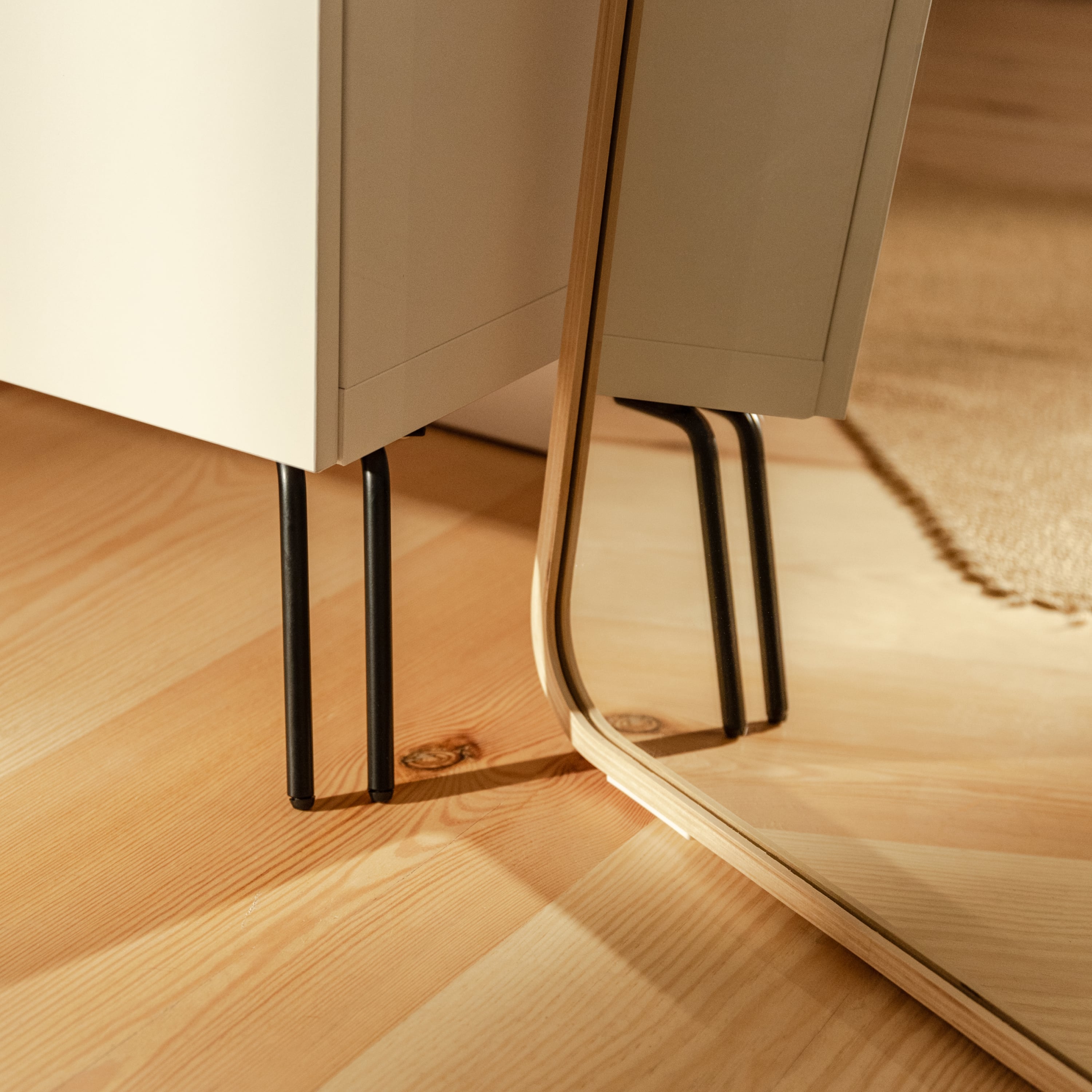 Juego de 4 pies de mueble MILAN