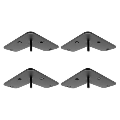 4er Set Montageplatte CONICAL
