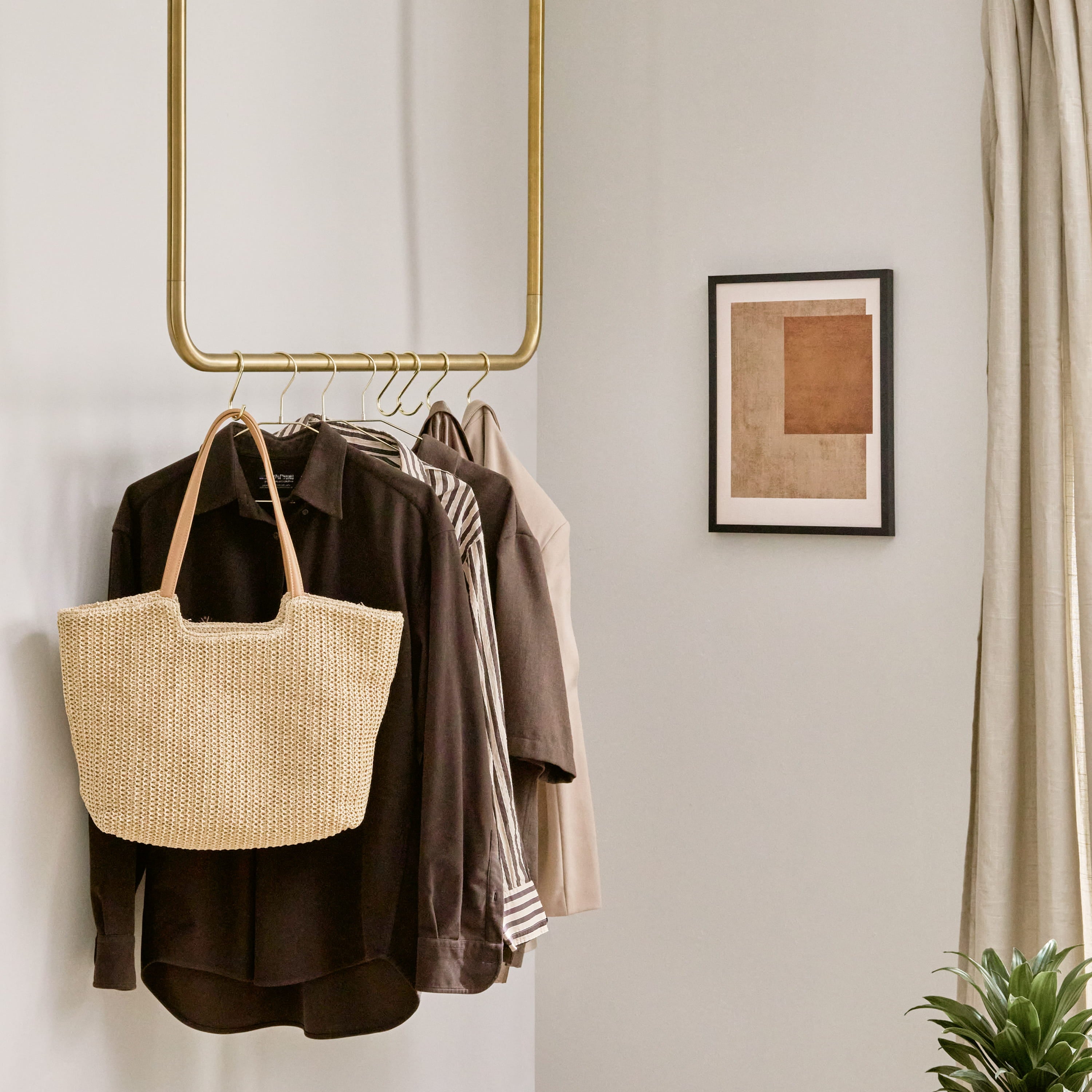 Clothes rail ROUND ceiling