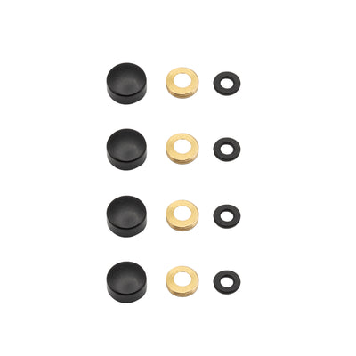 Set of 4 screw caps ZYLINDER