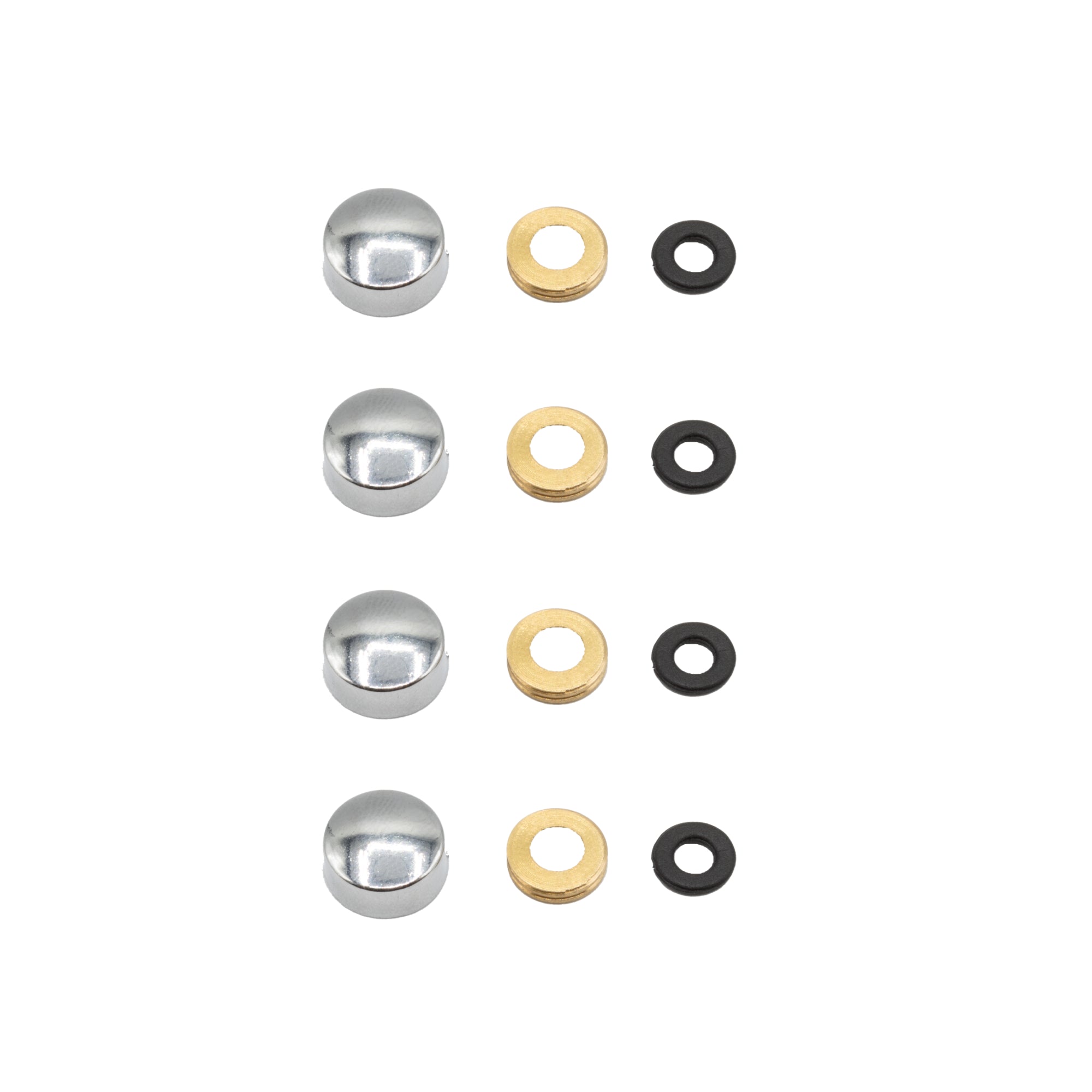 Set of 4 screw caps ZYLINDER