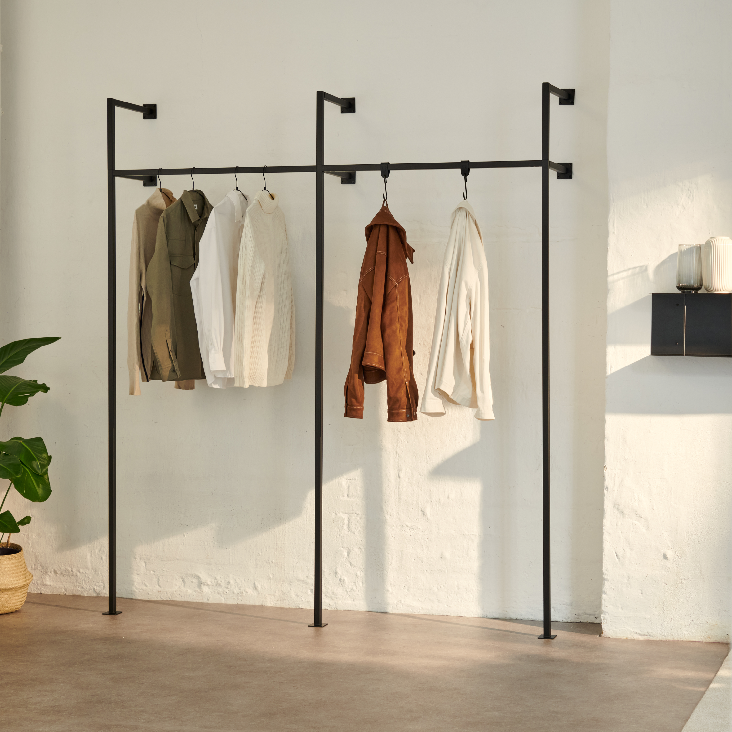 Wall coat rack SINGLE / DUO / TRIO