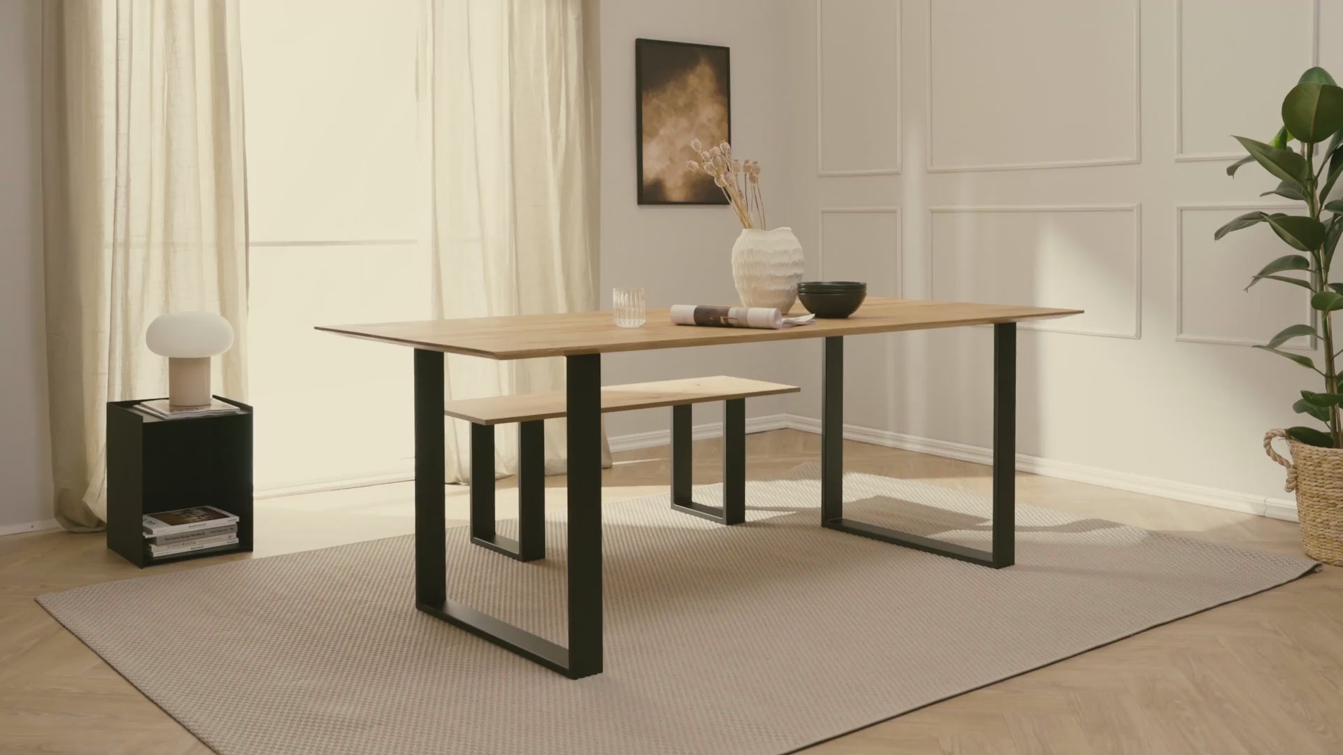 Cargar video: Juego de 2 correderas para muebles RECHTECK