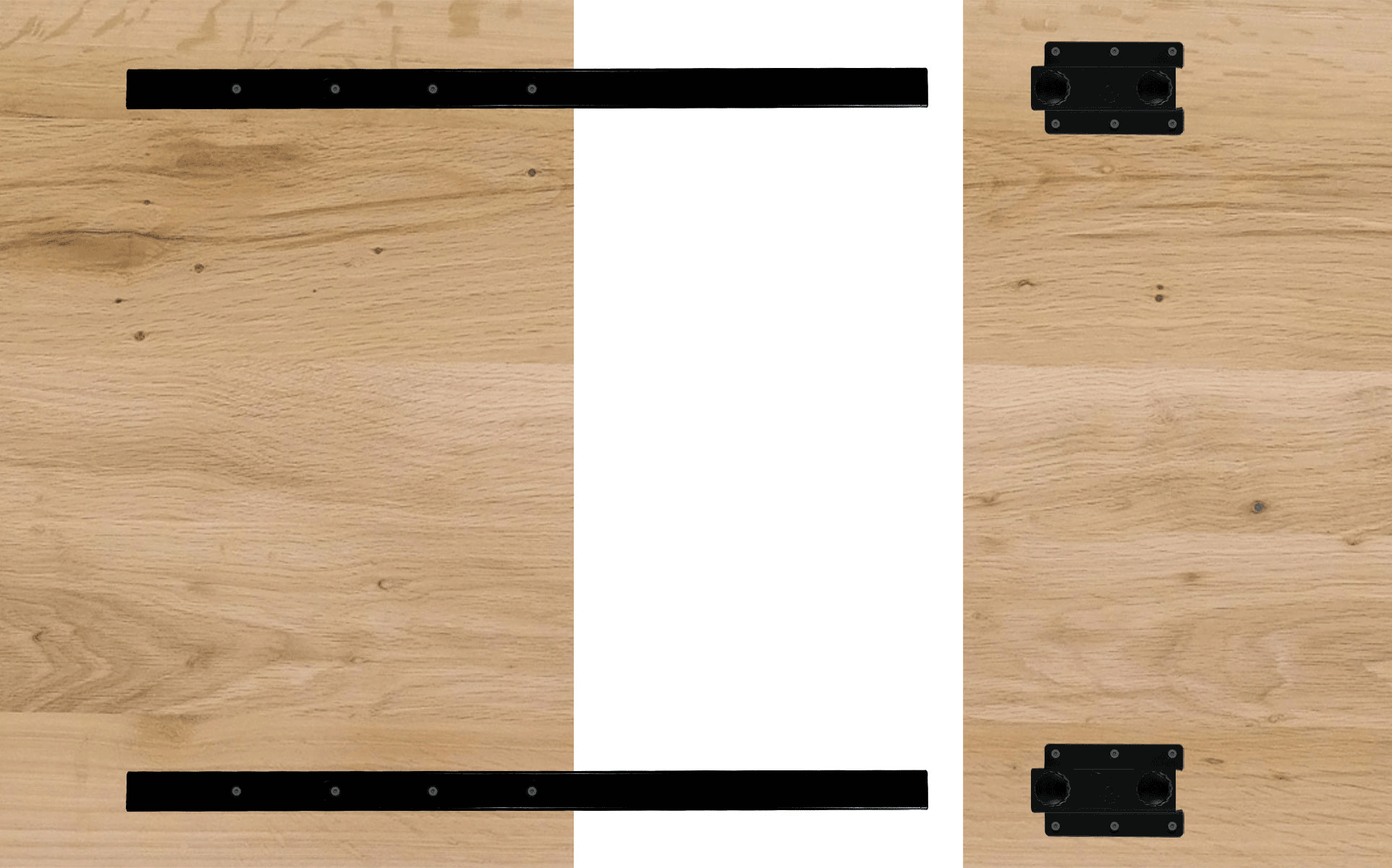 Set of 2 table top extensions