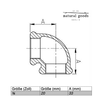 Pipe ACCESSORIES ¾ inch