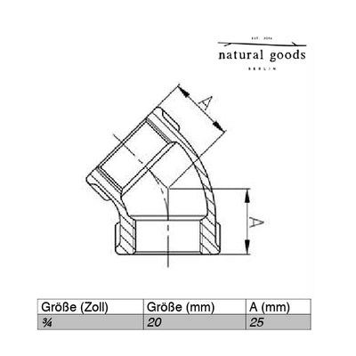 Pipe ACCESSORIES ¾ inch