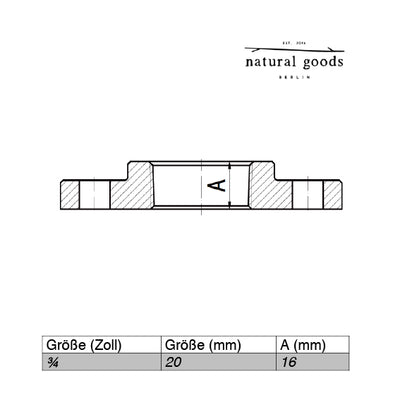 Pipe ACCESSORIES ¾ inch