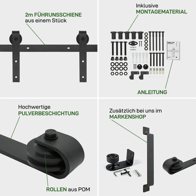 Sliding door system MODEL J