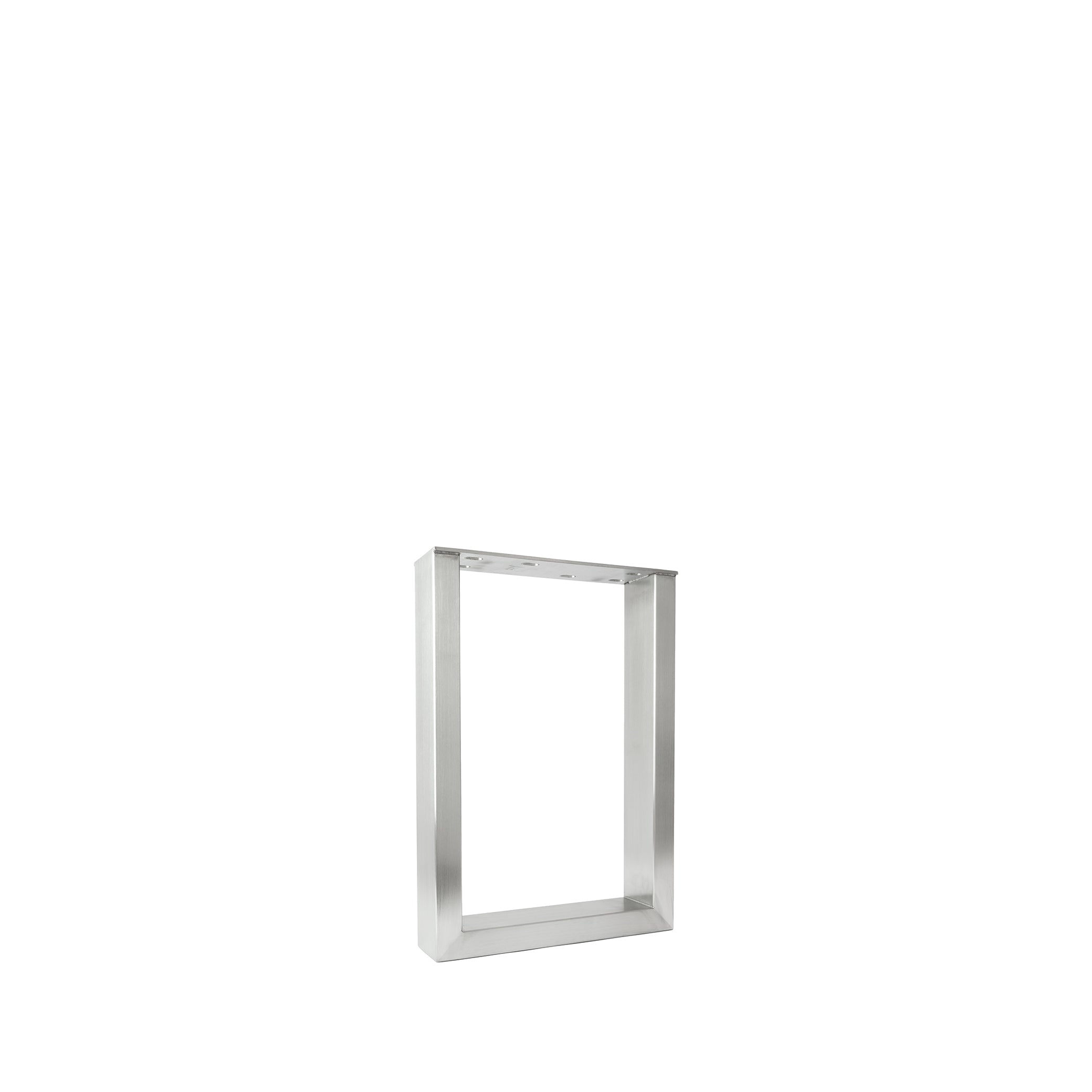 Juego de 2 correderas para muebles RECHTECK - acero inoxidable