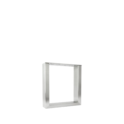 Juego de 2 correderas para muebles RECHTECK - acero inoxidable