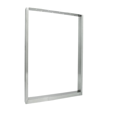 Juego de 2 correderas para muebles RECHTECK - acero inoxidable
