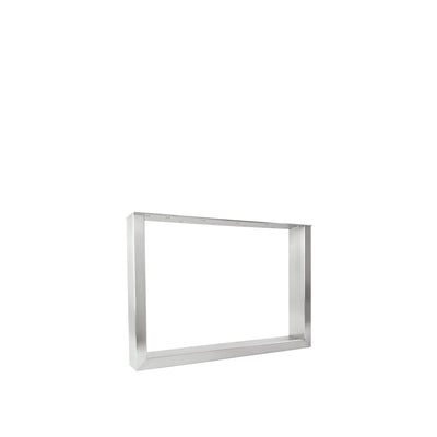 Juego de 2 correderas para muebles RECHTECK - acero inoxidable