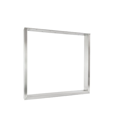 Juego de 2 correderas para muebles RECHTECK - acero inoxidable
