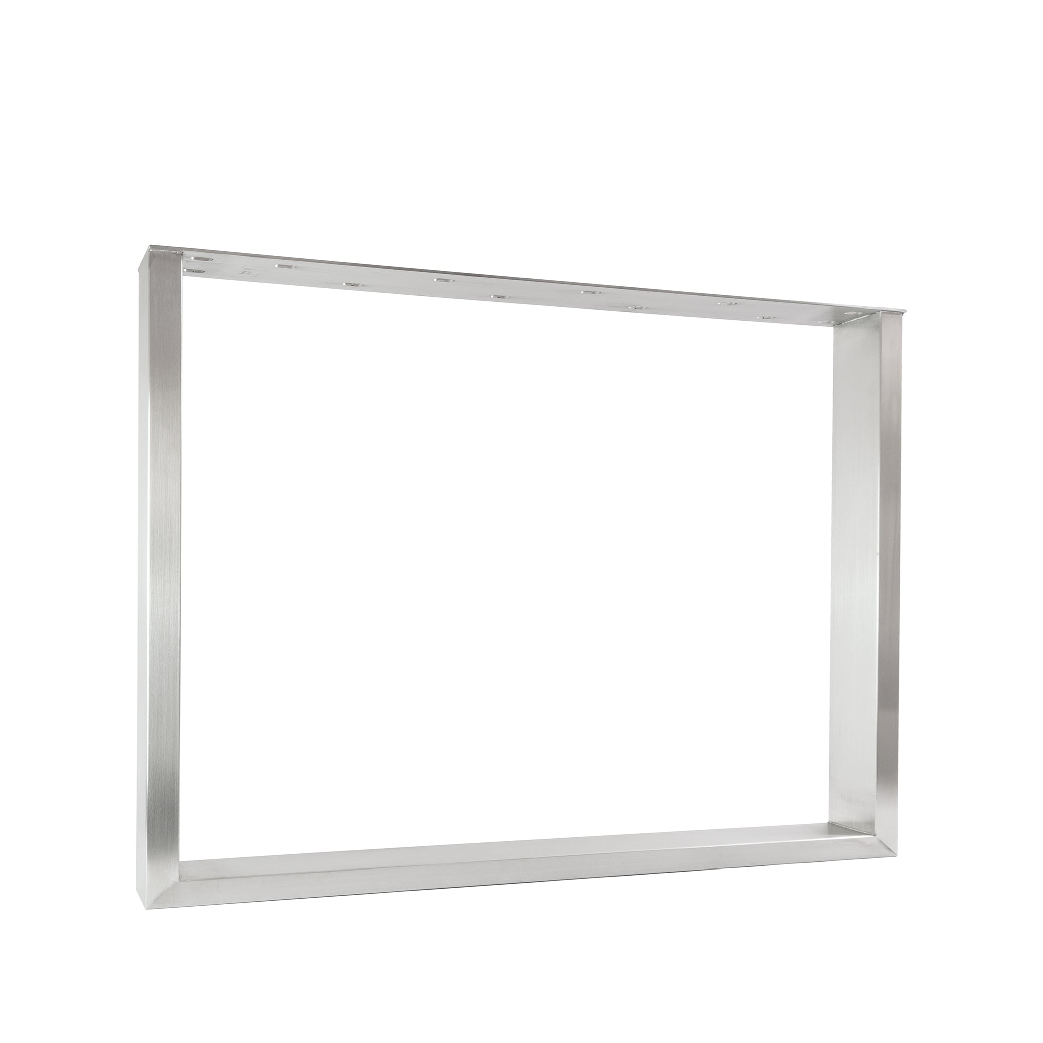 Juego de 2 correderas para muebles RECHTECK - acero inoxidable
