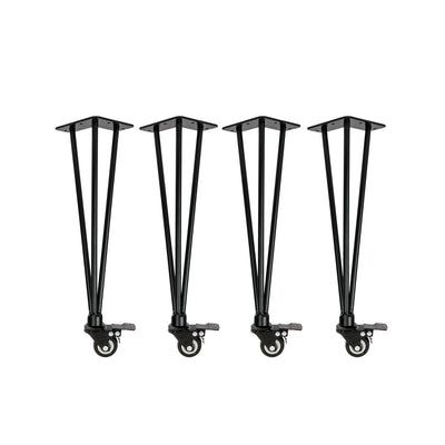 Juego de 4 HAIRPIN Legs 'n' Roll