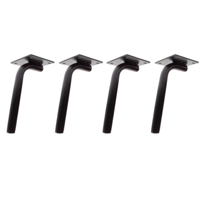 Set of 4 furniture feet CURVED
