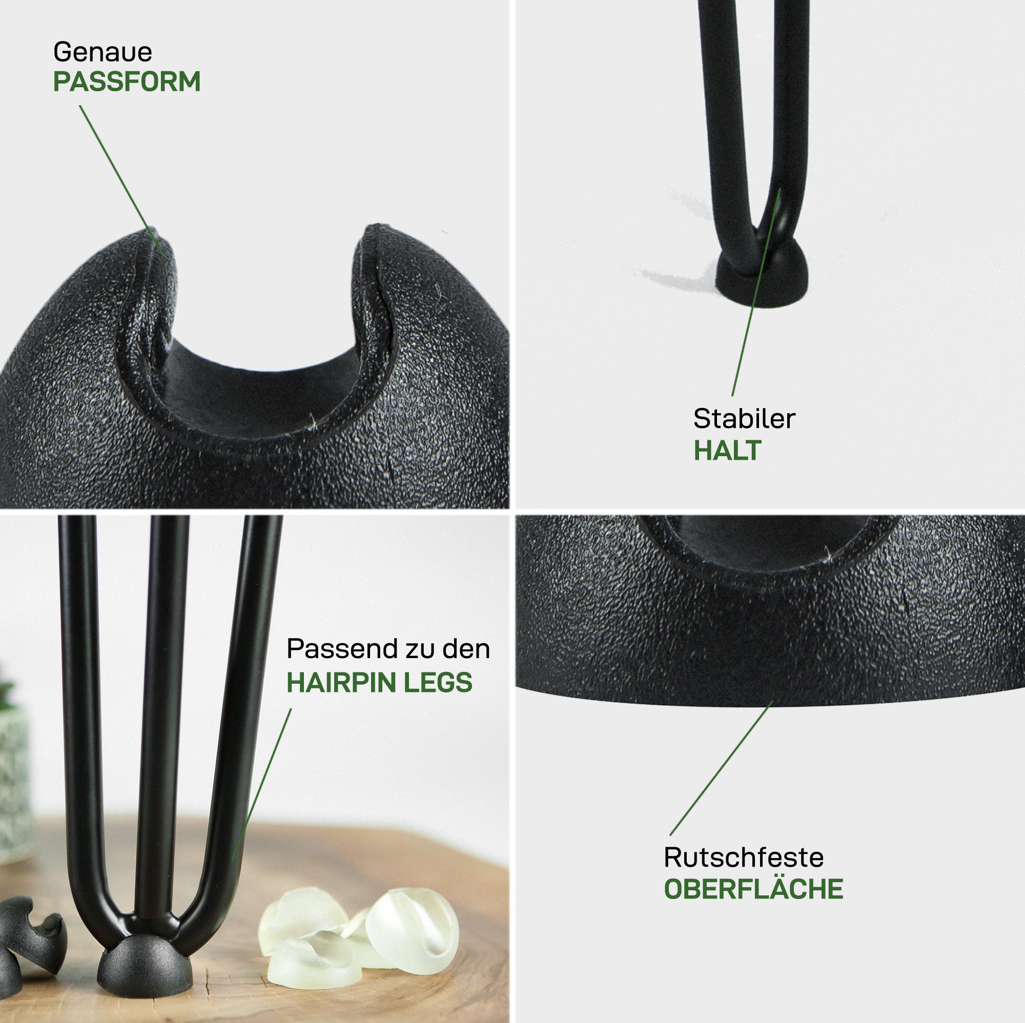 Juego de 4 protectores de suelo para HAIRPIN Legs