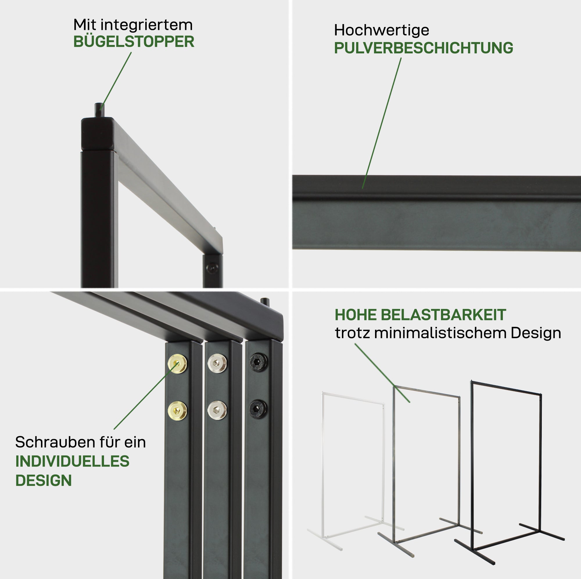 Clothes rack RECHTECK