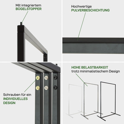 Clothes rack RECHTECK