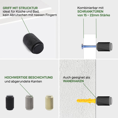 Furniture handle ZYLINDER