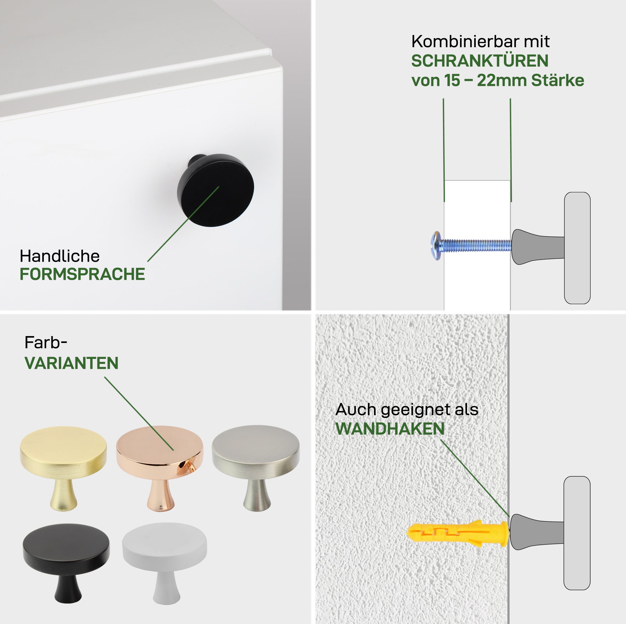 Tirador para muebles KREISEL