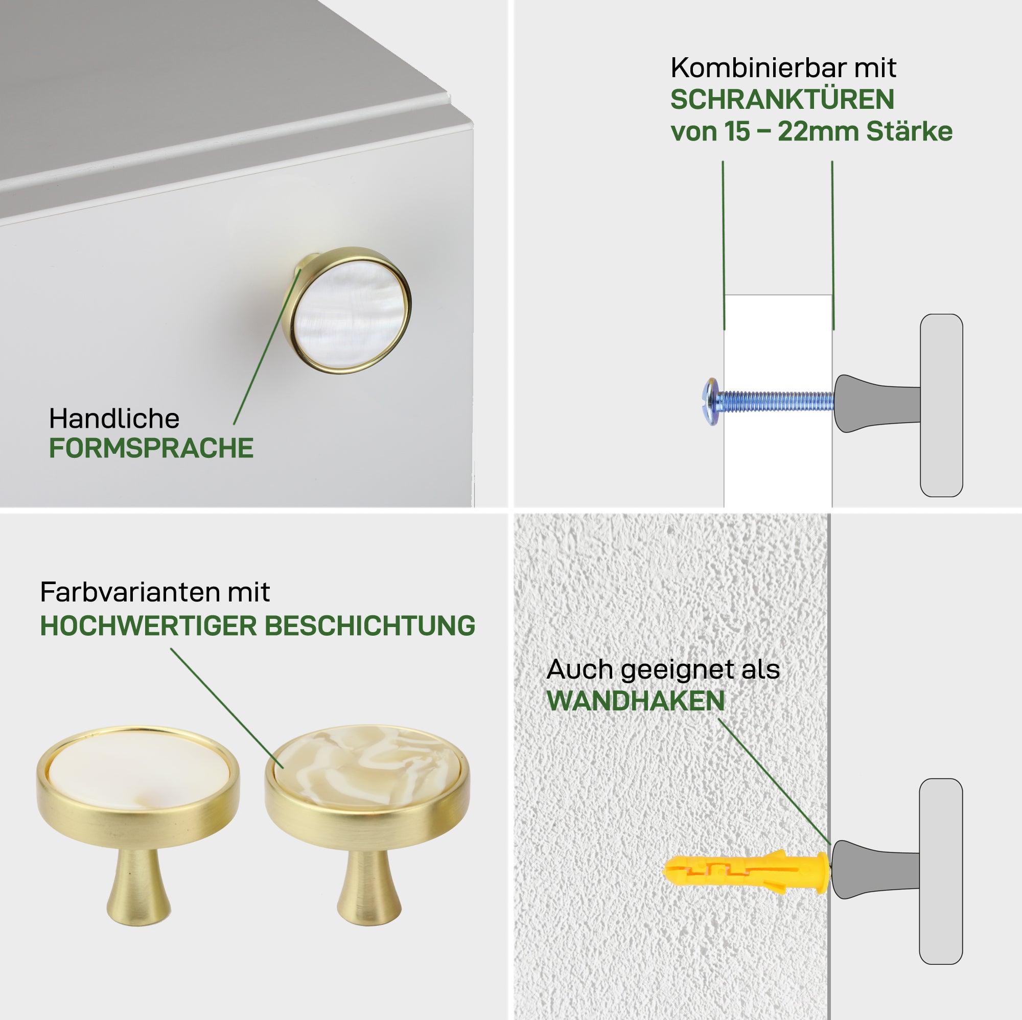Tirador para muebles PERLE