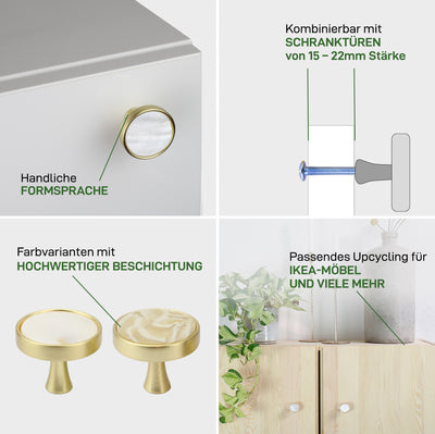 Tirador para muebles PERLE