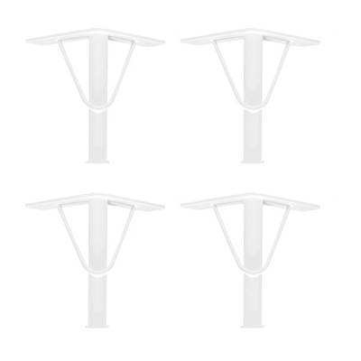 Set of 4 furniture feet V-PIPE